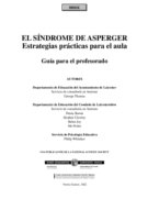 El síndrome de Asperger.  Estrategias prácticas para el aula.  Guía para el profesorado