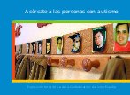 Acércate a las personas con autismo